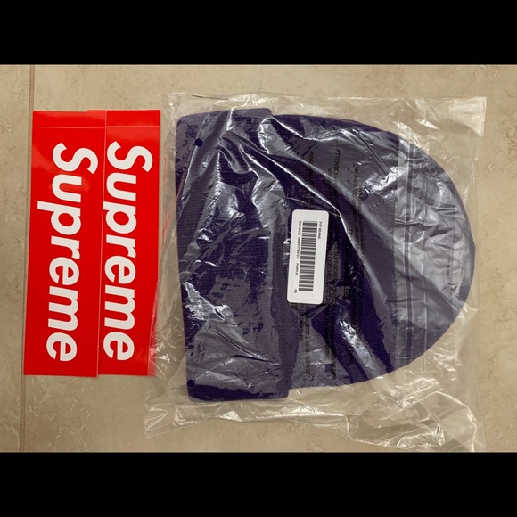 New Purple Supreme beanie - Picture 2 of 2